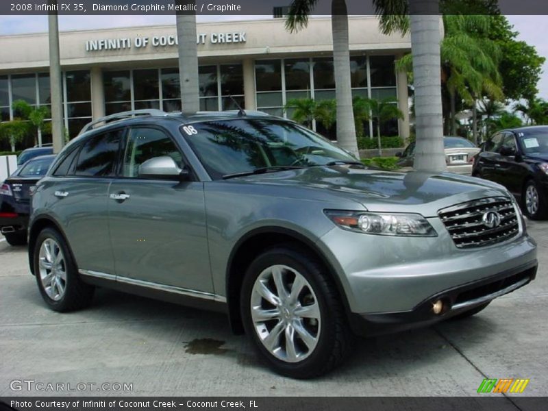 Diamond Graphite Metallic / Graphite 2008 Infiniti FX 35