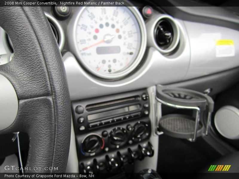 Nightfire Red Metallic / Panther Black 2008 Mini Cooper Convertible