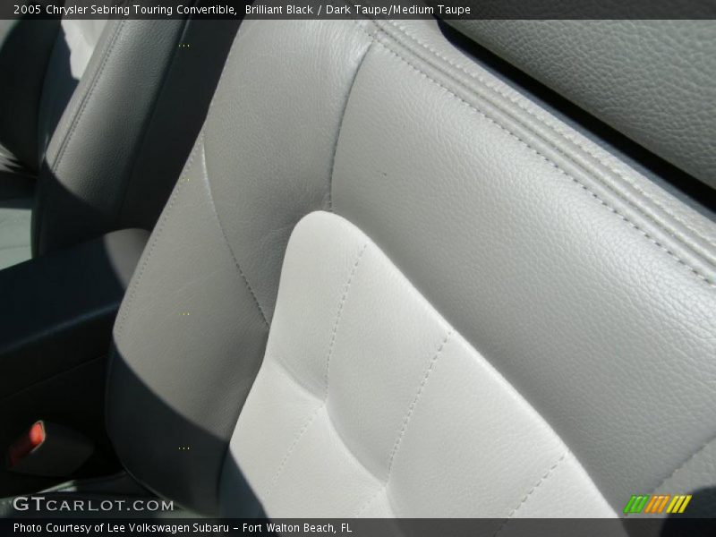 Brilliant Black / Dark Taupe/Medium Taupe 2005 Chrysler Sebring Touring Convertible