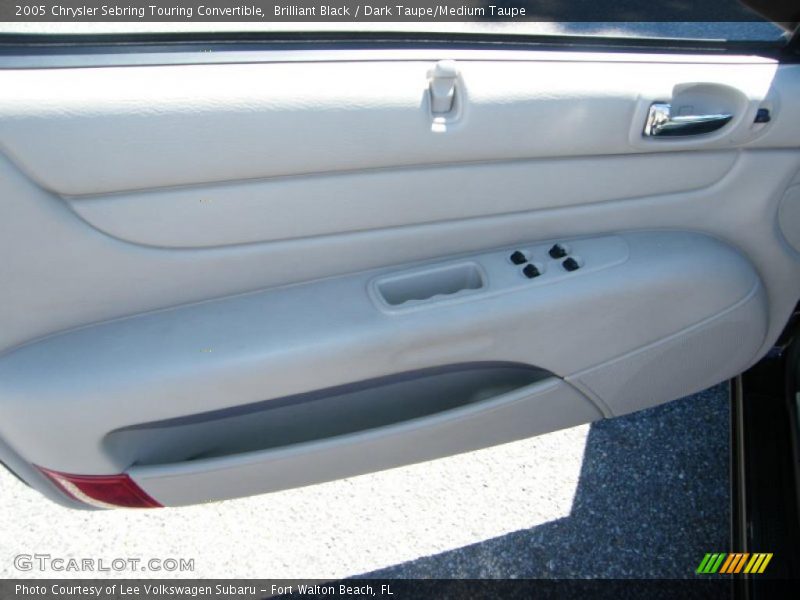 Brilliant Black / Dark Taupe/Medium Taupe 2005 Chrysler Sebring Touring Convertible
