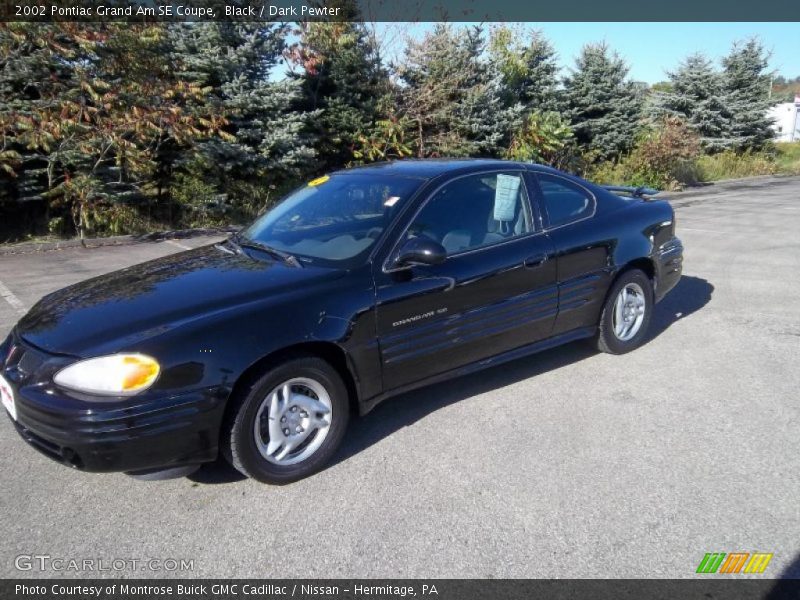 Black / Dark Pewter 2002 Pontiac Grand Am SE Coupe