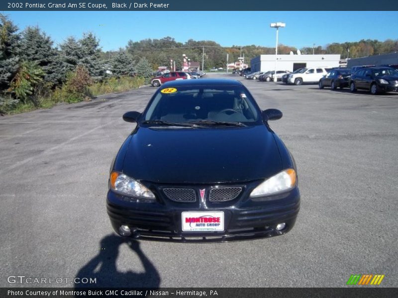 Black / Dark Pewter 2002 Pontiac Grand Am SE Coupe