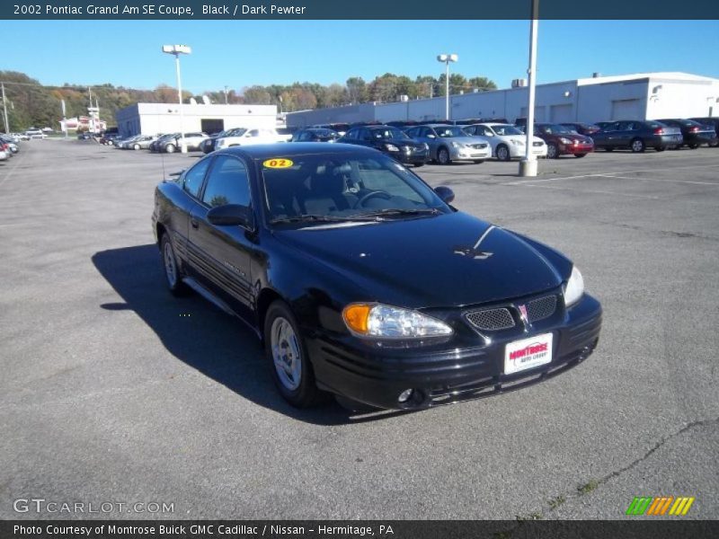 Black / Dark Pewter 2002 Pontiac Grand Am SE Coupe