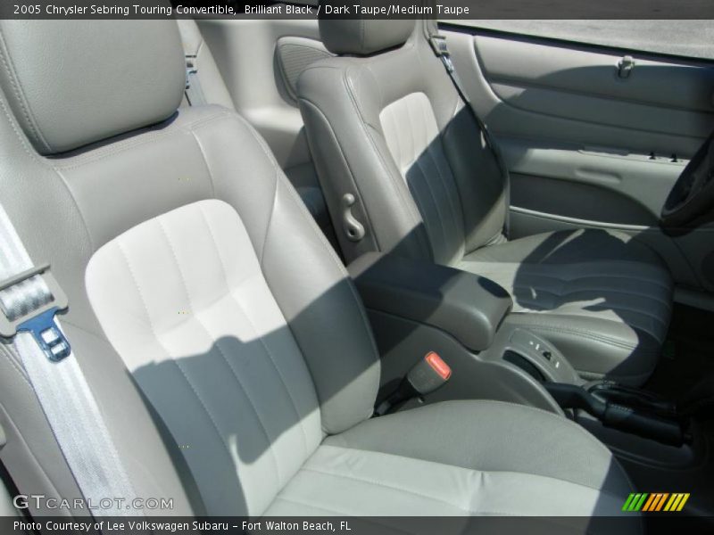 Brilliant Black / Dark Taupe/Medium Taupe 2005 Chrysler Sebring Touring Convertible