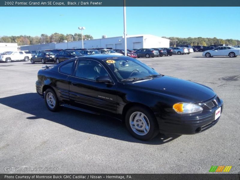 Black / Dark Pewter 2002 Pontiac Grand Am SE Coupe
