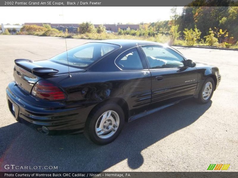 Black / Dark Pewter 2002 Pontiac Grand Am SE Coupe