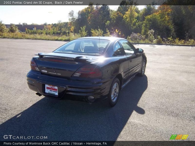 Black / Dark Pewter 2002 Pontiac Grand Am SE Coupe