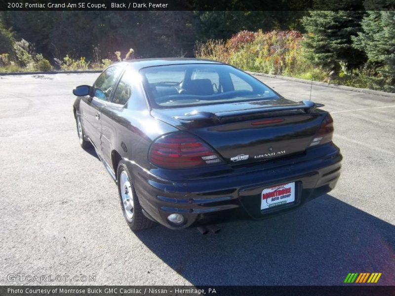 Black / Dark Pewter 2002 Pontiac Grand Am SE Coupe