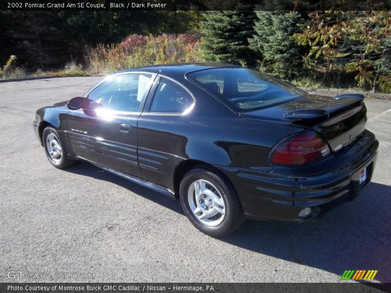 Black / Dark Pewter 2002 Pontiac Grand Am SE Coupe