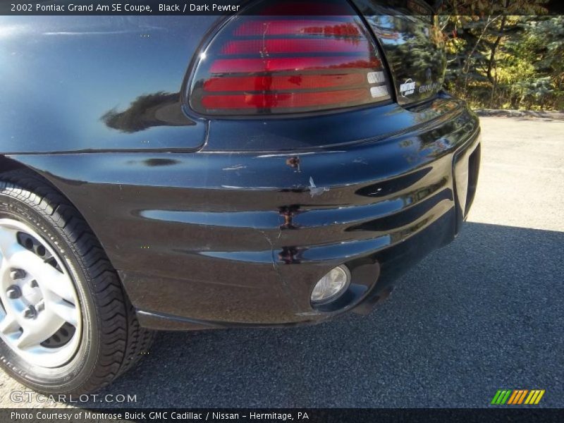 Black / Dark Pewter 2002 Pontiac Grand Am SE Coupe