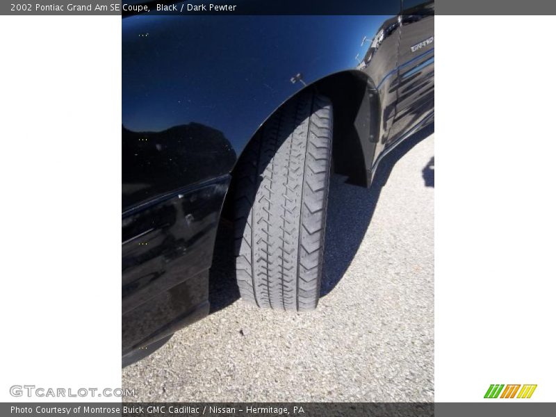 Black / Dark Pewter 2002 Pontiac Grand Am SE Coupe