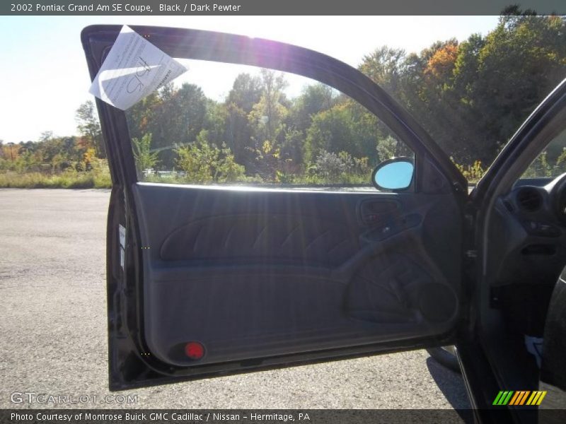 Black / Dark Pewter 2002 Pontiac Grand Am SE Coupe