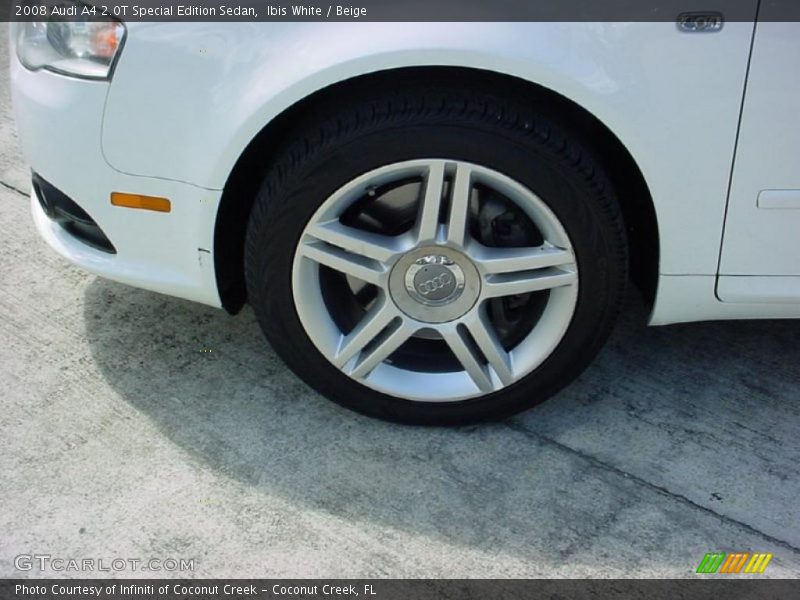 Ibis White / Beige 2008 Audi A4 2.0T Special Edition Sedan