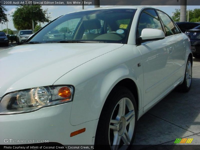 Ibis White / Beige 2008 Audi A4 2.0T Special Edition Sedan