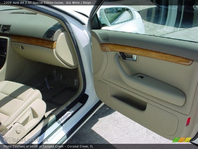 Ibis White / Beige 2008 Audi A4 2.0T Special Edition Sedan