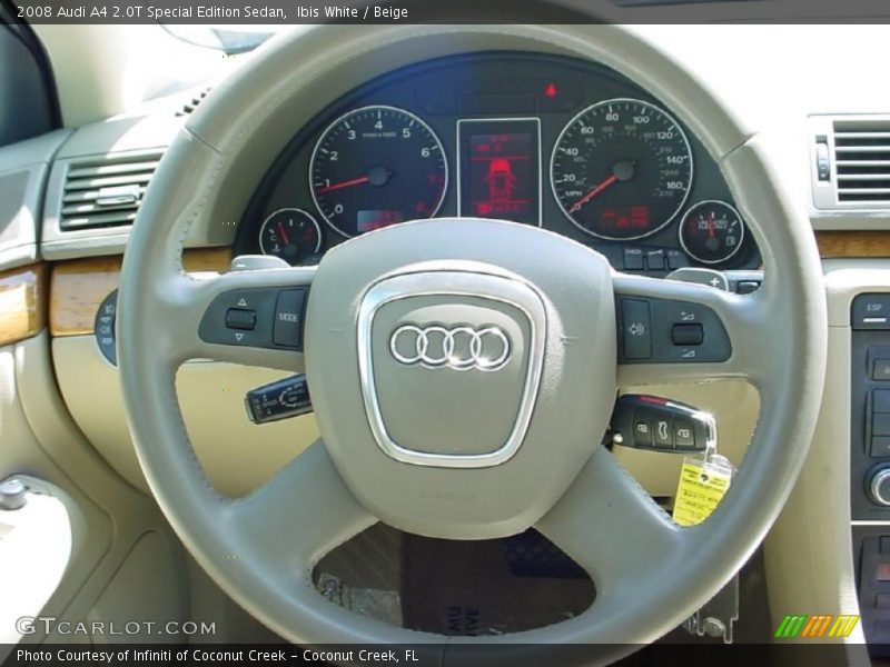 Ibis White / Beige 2008 Audi A4 2.0T Special Edition Sedan