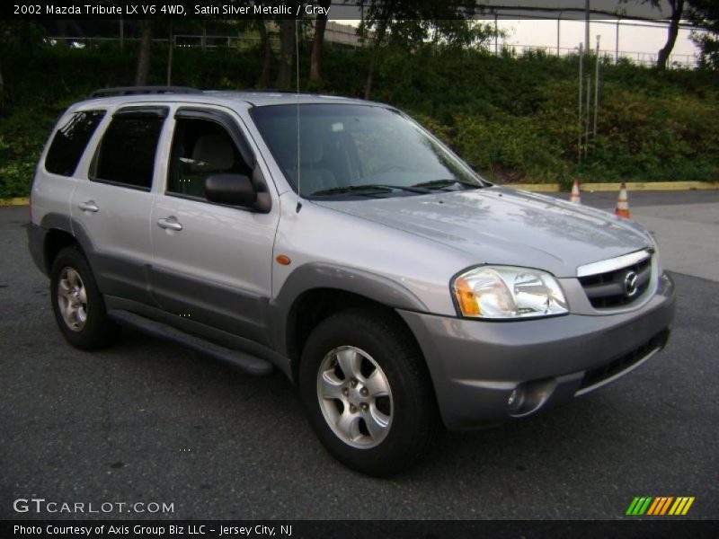 Satin Silver Metallic / Gray 2002 Mazda Tribute LX V6 4WD