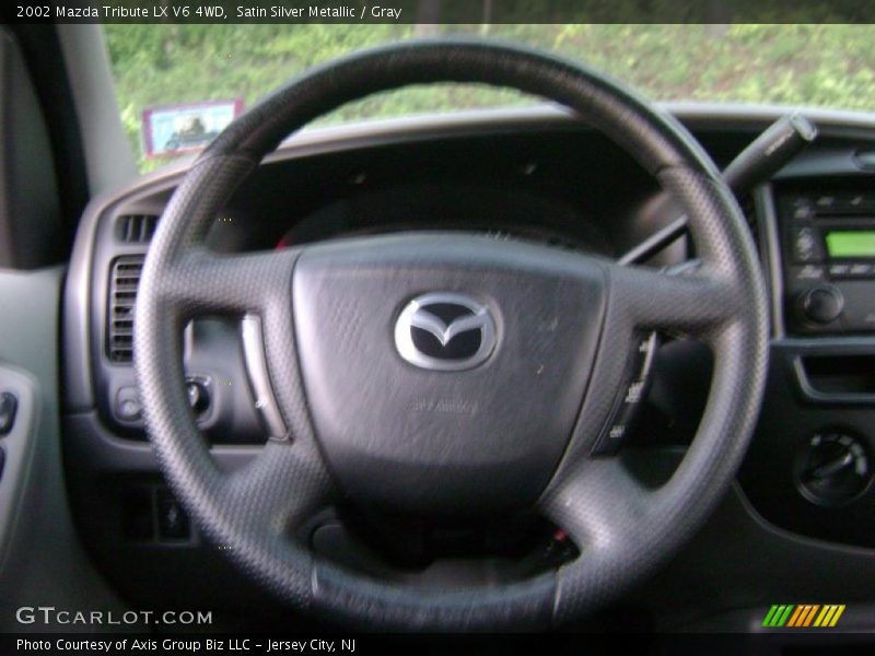 Satin Silver Metallic / Gray 2002 Mazda Tribute LX V6 4WD