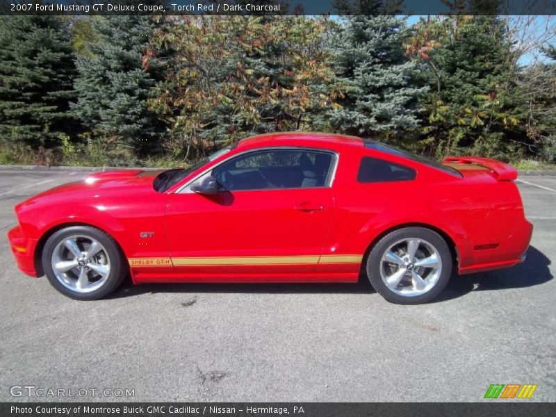 Torch Red / Dark Charcoal 2007 Ford Mustang GT Deluxe Coupe