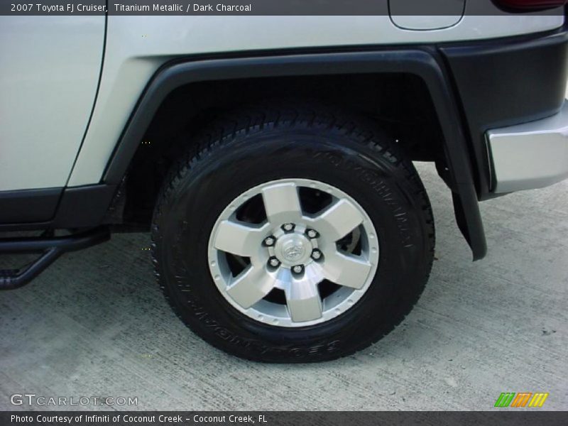 Titanium Metallic / Dark Charcoal 2007 Toyota FJ Cruiser