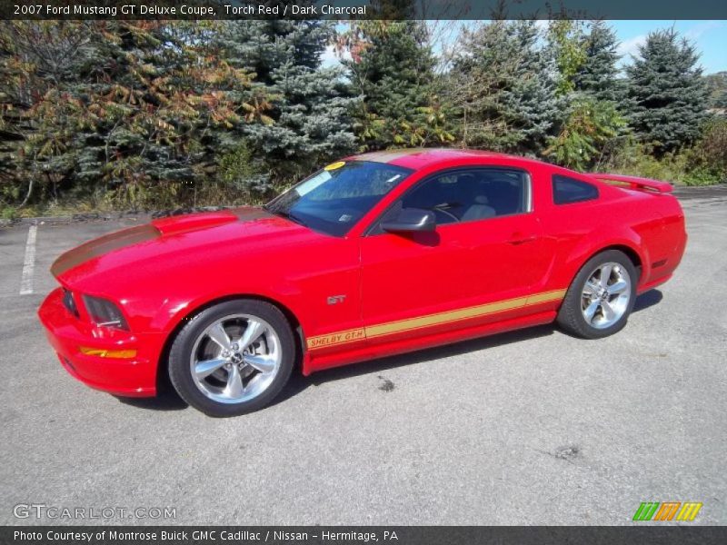 Torch Red / Dark Charcoal 2007 Ford Mustang GT Deluxe Coupe