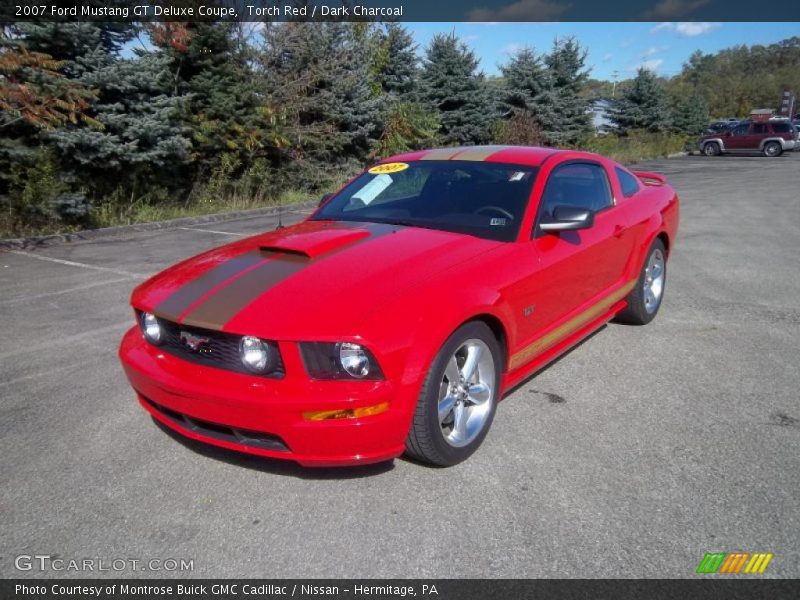 Torch Red / Dark Charcoal 2007 Ford Mustang GT Deluxe Coupe