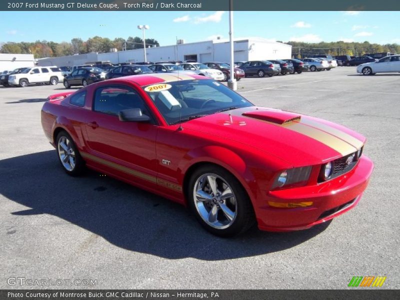 Torch Red / Dark Charcoal 2007 Ford Mustang GT Deluxe Coupe