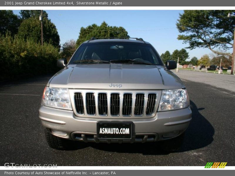 Silverstone Metallic / Agate 2001 Jeep Grand Cherokee Limited 4x4
