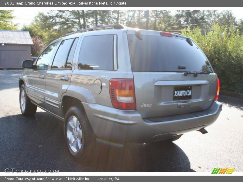 Silverstone Metallic / Agate 2001 Jeep Grand Cherokee Limited 4x4