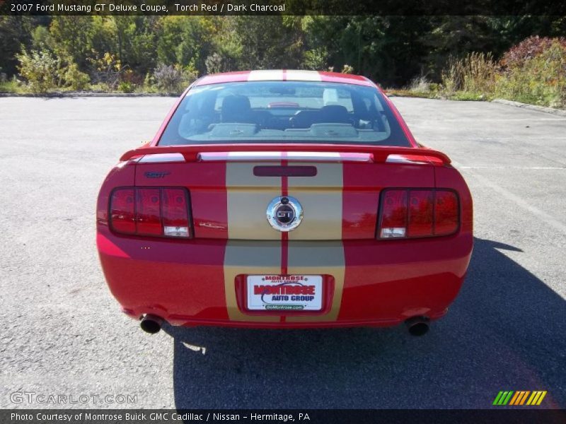Torch Red / Dark Charcoal 2007 Ford Mustang GT Deluxe Coupe