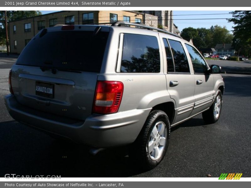 Silverstone Metallic / Agate 2001 Jeep Grand Cherokee Limited 4x4
