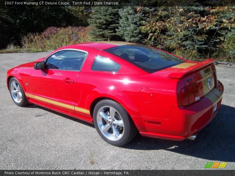 Torch Red / Dark Charcoal 2007 Ford Mustang GT Deluxe Coupe