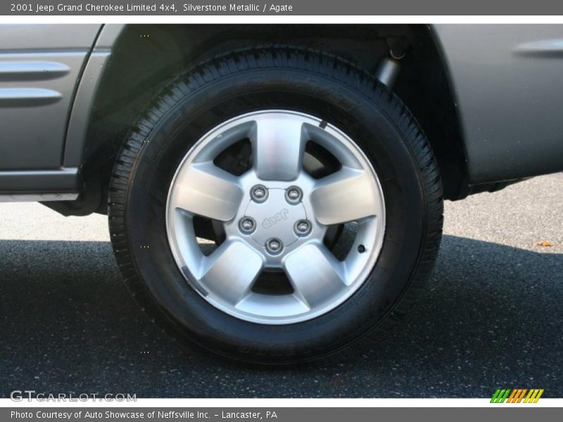 Silverstone Metallic / Agate 2001 Jeep Grand Cherokee Limited 4x4