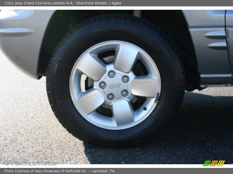 Silverstone Metallic / Agate 2001 Jeep Grand Cherokee Limited 4x4