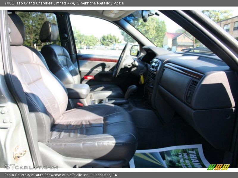 Silverstone Metallic / Agate 2001 Jeep Grand Cherokee Limited 4x4