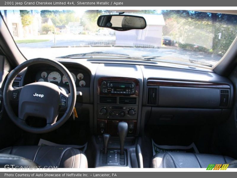 Silverstone Metallic / Agate 2001 Jeep Grand Cherokee Limited 4x4