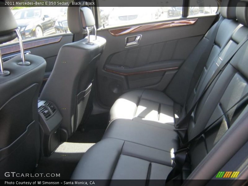 Black / Black 2011 Mercedes-Benz E 350 Sedan