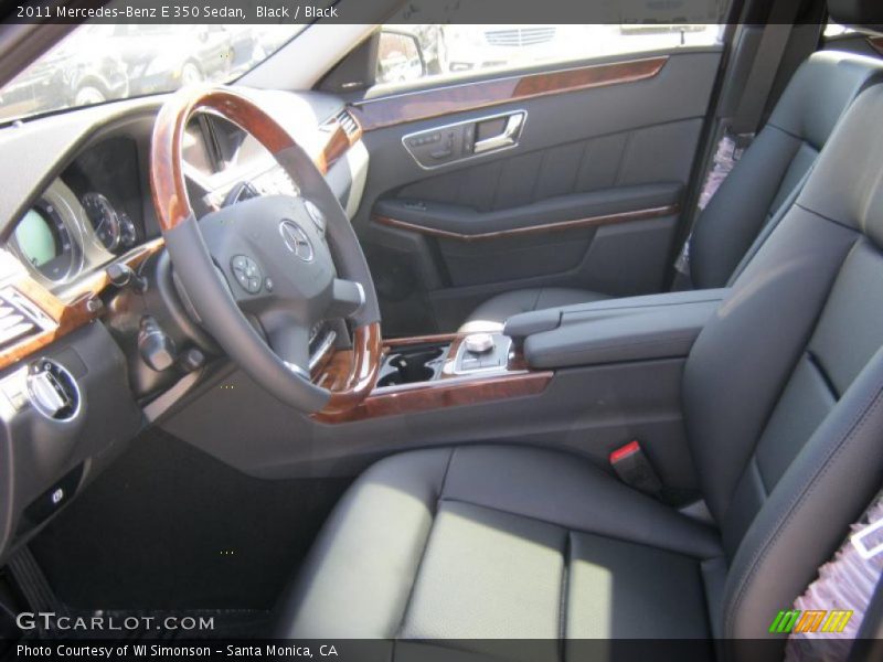 Black / Black 2011 Mercedes-Benz E 350 Sedan