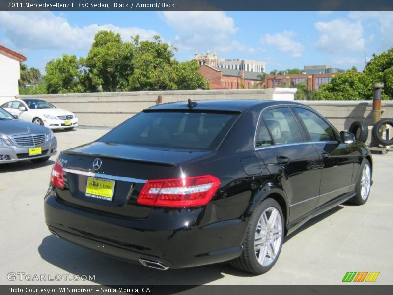 Black / Almond/Black 2011 Mercedes-Benz E 350 Sedan