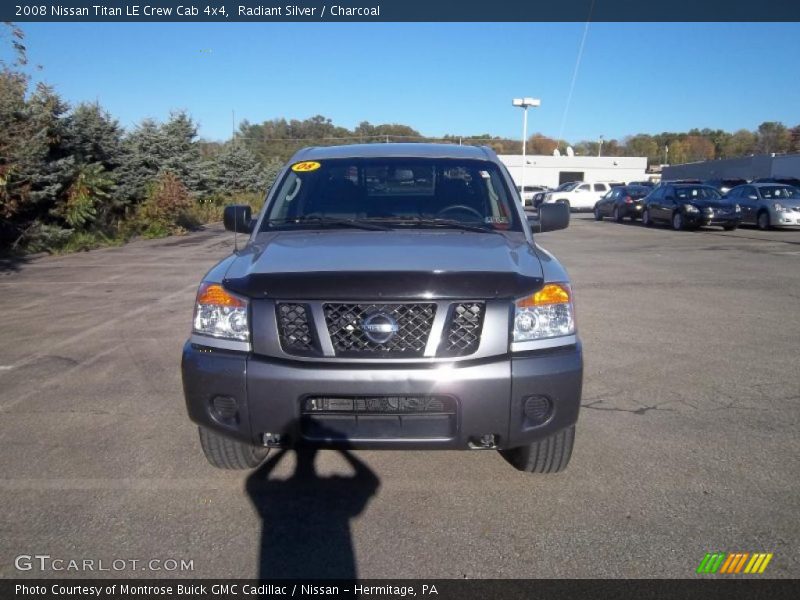 Radiant Silver / Charcoal 2008 Nissan Titan LE Crew Cab 4x4