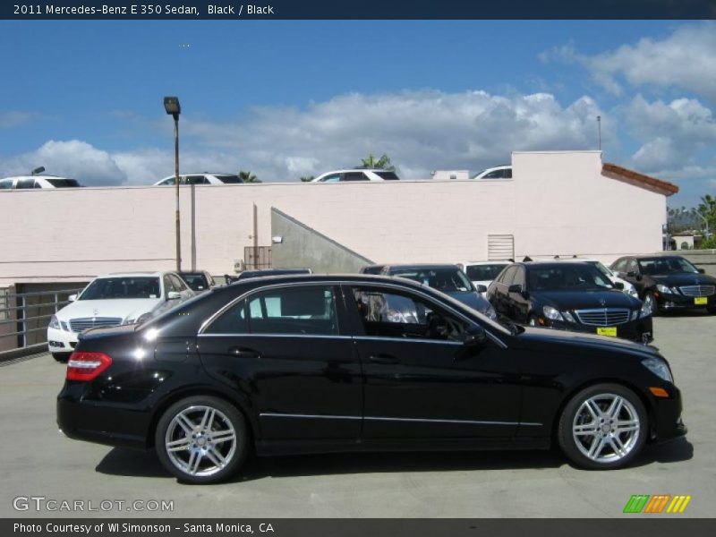 Black / Black 2011 Mercedes-Benz E 350 Sedan