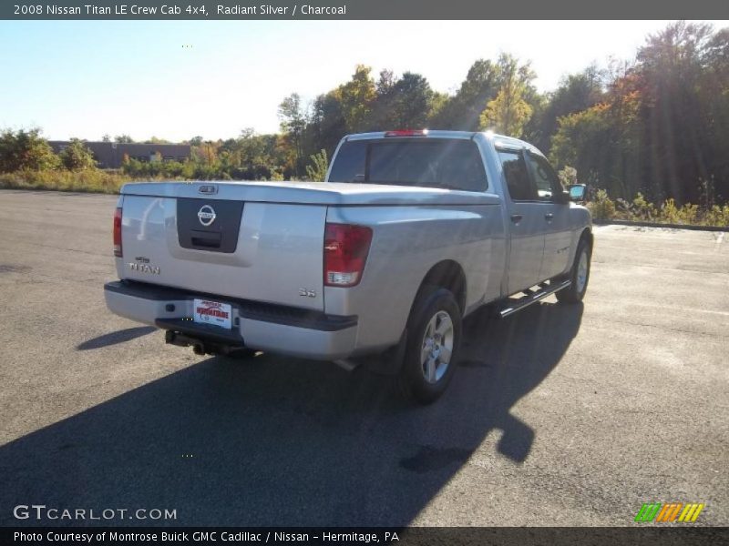 Radiant Silver / Charcoal 2008 Nissan Titan LE Crew Cab 4x4