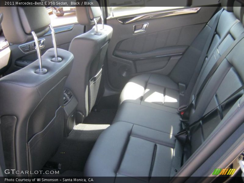 Black / Black 2011 Mercedes-Benz E 350 Sedan