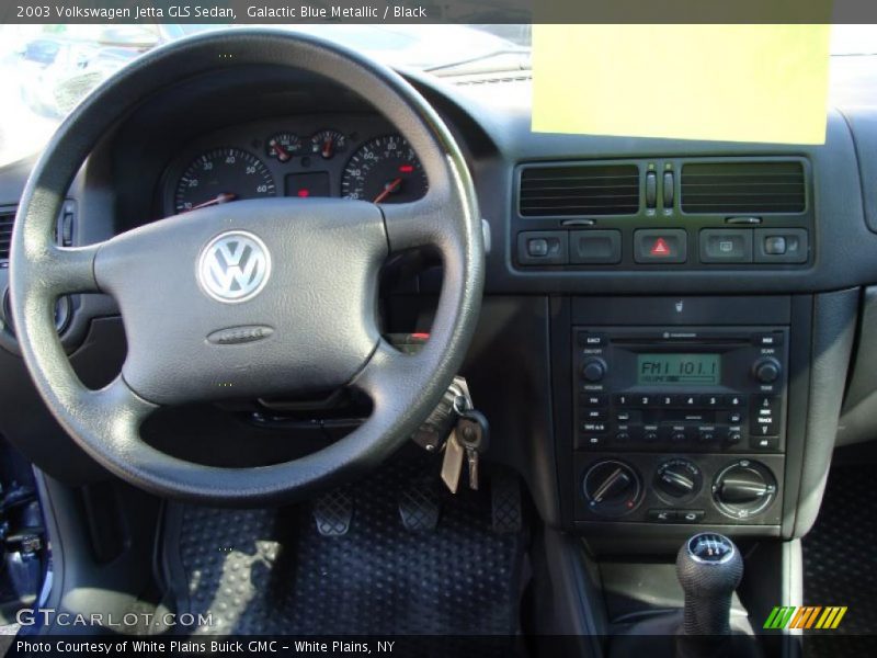 Galactic Blue Metallic / Black 2003 Volkswagen Jetta GLS Sedan