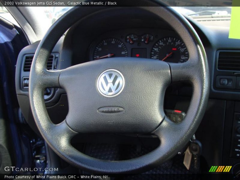 Galactic Blue Metallic / Black 2003 Volkswagen Jetta GLS Sedan