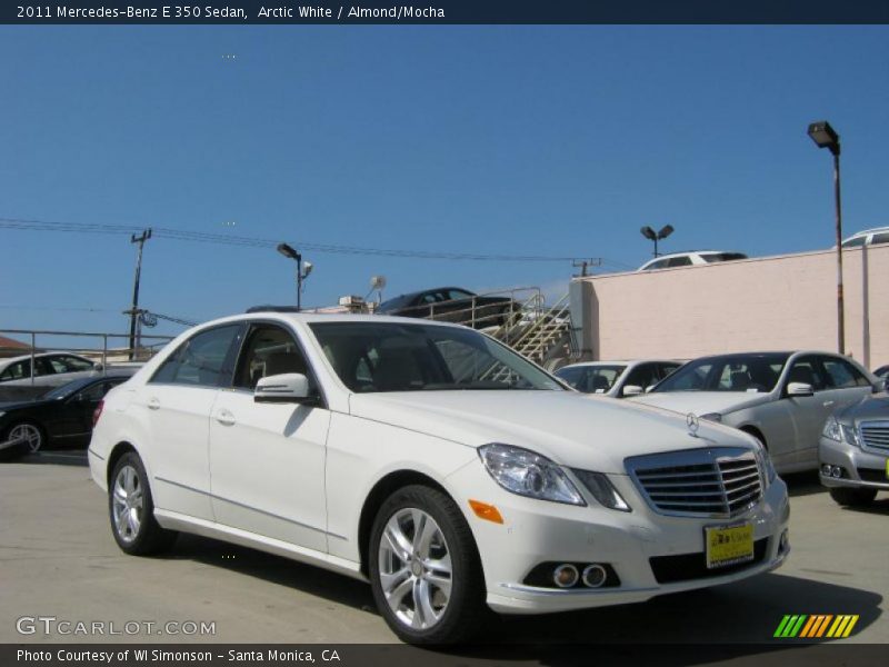 Arctic White / Almond/Mocha 2011 Mercedes-Benz E 350 Sedan