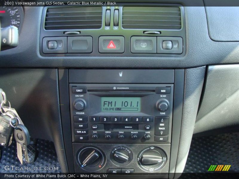 Galactic Blue Metallic / Black 2003 Volkswagen Jetta GLS Sedan