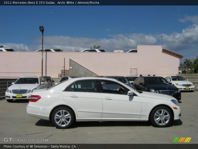 Arctic White / Almond/Mocha 2011 Mercedes-Benz E 350 Sedan