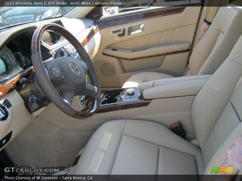 Arctic White / Almond/Mocha 2011 Mercedes-Benz E 350 Sedan