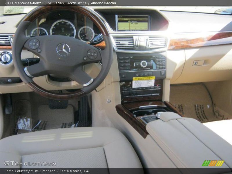 Arctic White / Almond/Mocha 2011 Mercedes-Benz E 350 Sedan